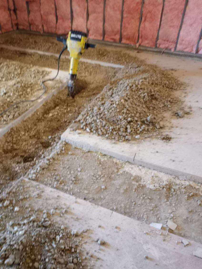 Commercial demolition progress